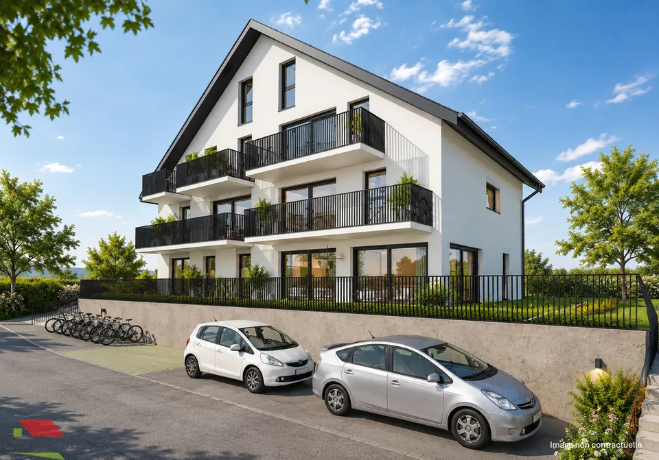 3,5 Zimmer neu in Daillens - Schöner Blick auf den Jura - Balkon