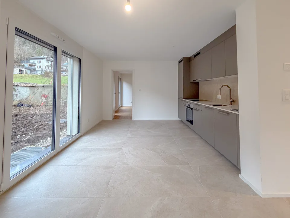 Appt PPE neuf de 2.5 pces, terrasse et jardin Campagne Pernod, lot B1