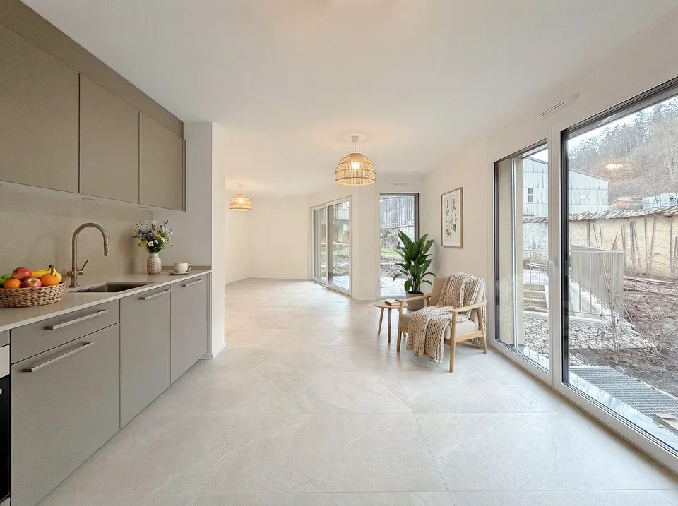 Appt PPE neuf de 2.5 pces, terrasse et jardin Campagne Pernod, lot B1