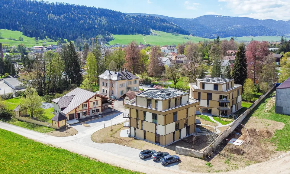 Appt PPE neuf de 2.5 pces, terrasse et jardin Campagne Pernod, lot B1