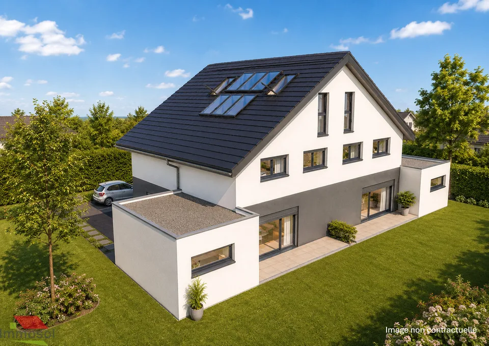 Maison Jumelle sur plan - 5.5 pièces - Sous-sol - Jardin - Garage