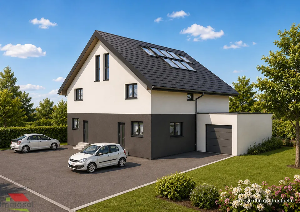 Maison Jumelle sur plan - 5.5 pièces - Sous-sol - Jardin - Garage