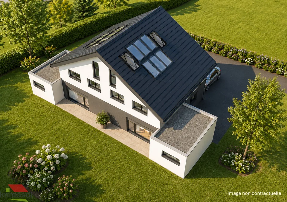 Maison Jumelle sur plan - 5.5 pièces - Sous-sol - Jardin - Garage