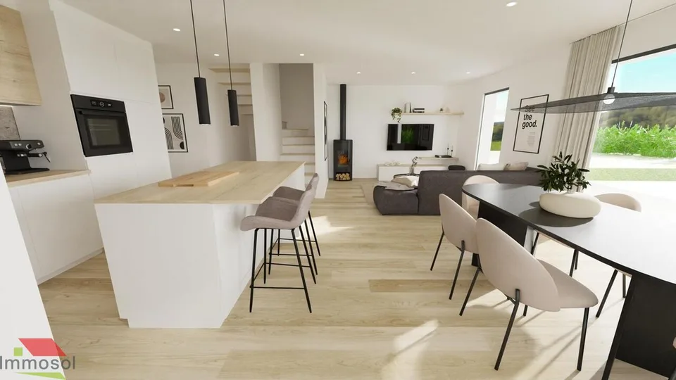 Gletterens- Villas Familiales neuves dans un cadre bucolique.