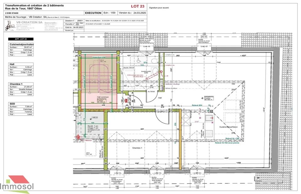 2.5 Zimmer Wohnung in Ollon – Foto 20 von 22