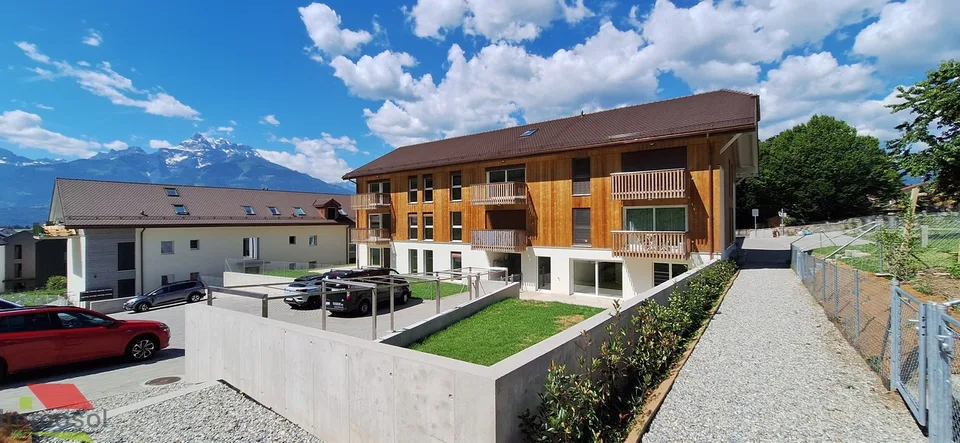 Ollon - Neue 3,5-Zimmer-Wohnung mit Garten