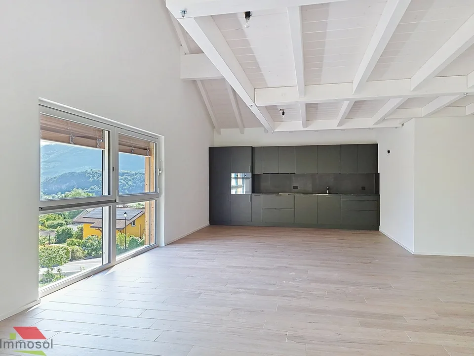 Ollon - Neue 4,5-Zimmer-Wohnung mit Balkon und Mezzanin