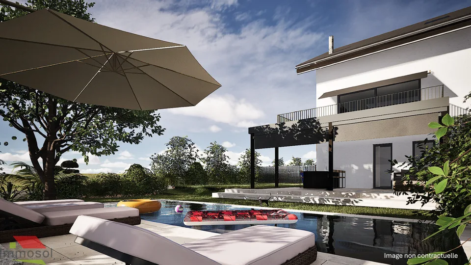 Le Mont - Appartement neuf de 5.5 pièces avec jardin - Vue lac