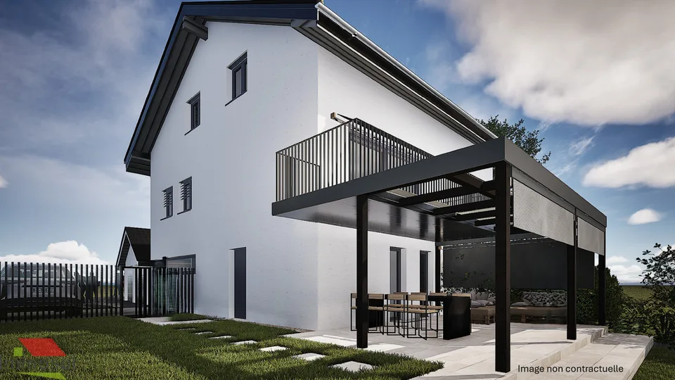 Le Mont - Appartement neuf de 5.5 pièces avec jardin - Vue lac