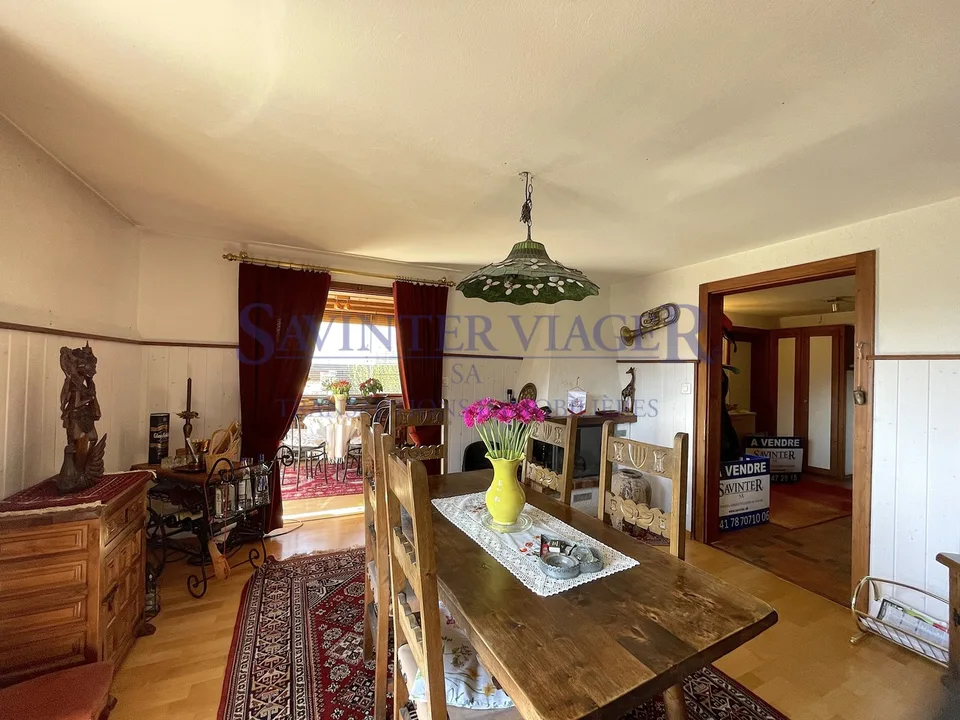 VIAGER. Châtel-St-Denis, Appartement au calme, jardin PPE 2034m2