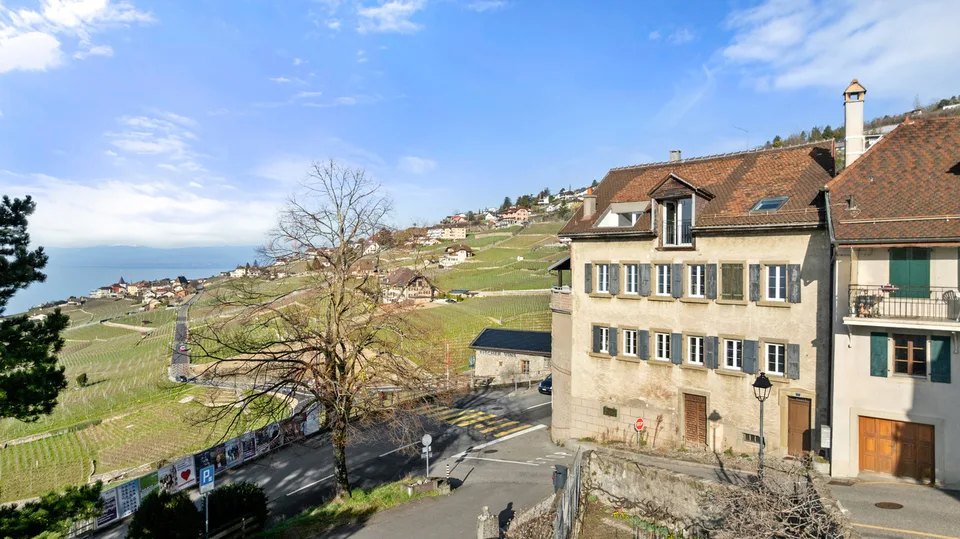 Außergewöhnliches Gebäude mit 3 Wohnungen und Panoramablick, Lavaux