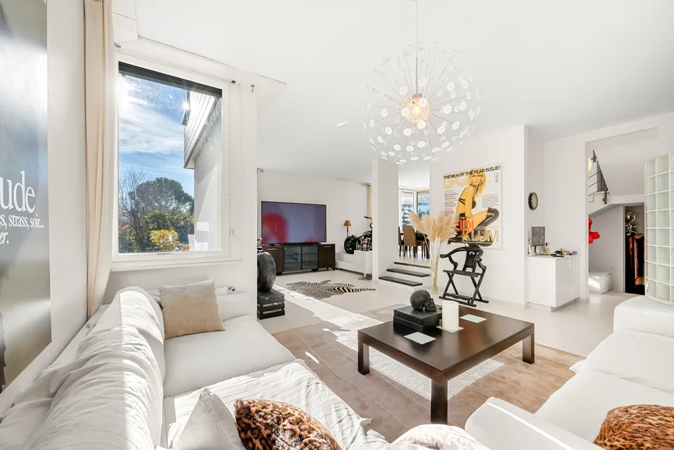 Casa di architetto nella campagna ginevrina, Riva sinistra