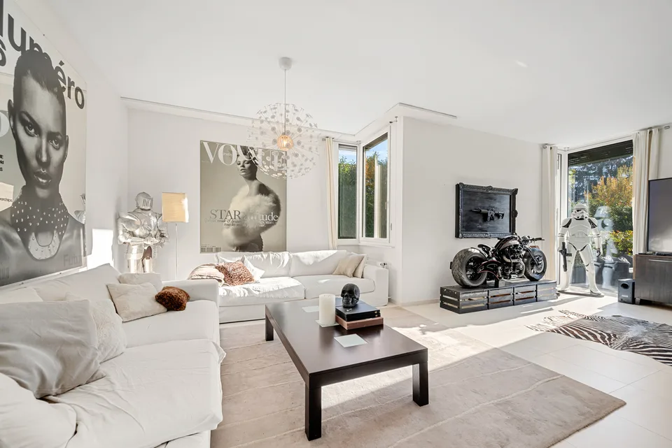 Casa di architetto nella campagna ginevrina, Riva sinistra
