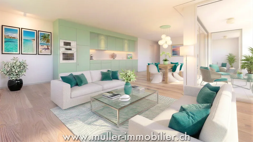 Schöne helle Wohnung mit Balkon, vorteilhafte Finanzierung!