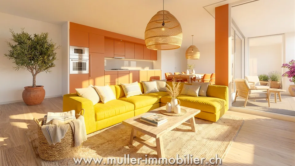 Bel appartement familial avec balcon