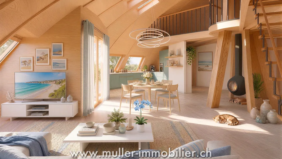 Domespace, villa unique pour amoureux des villages fribourgeois