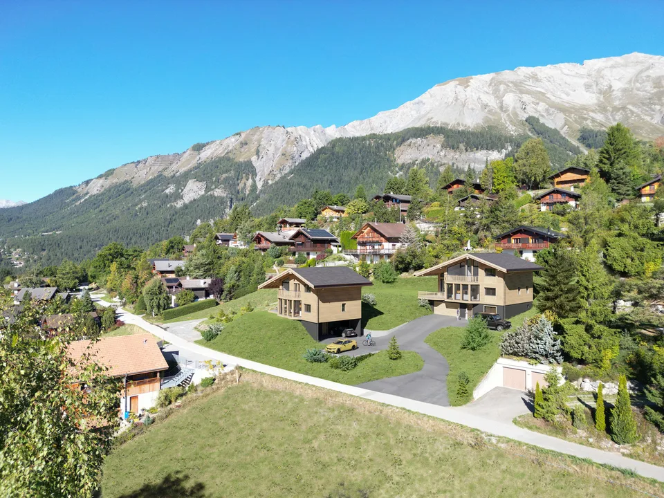 Chalet nuovo a Mayens d'Arbaz - Vista panoramica - Residenza principale