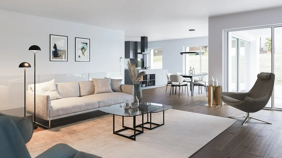 Neue 5,5-Zimmer-Einzelvillen (Typ 1) in Domdidier / FR