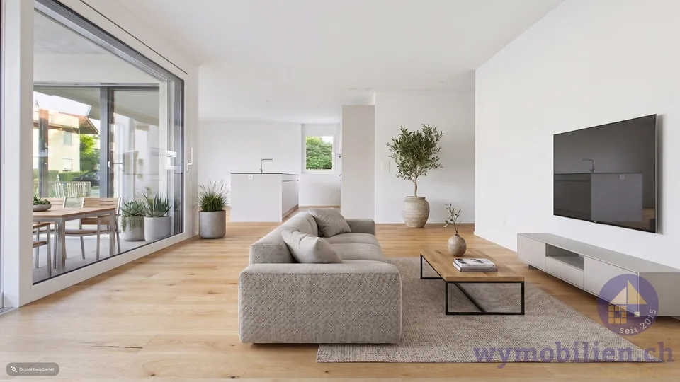 4.5 pièces - Suite avec salle de bain, espace jardin privé