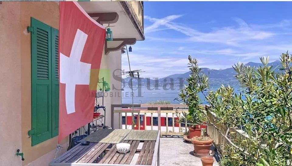 Maison locative avec vue panoramique sur le lac Léman