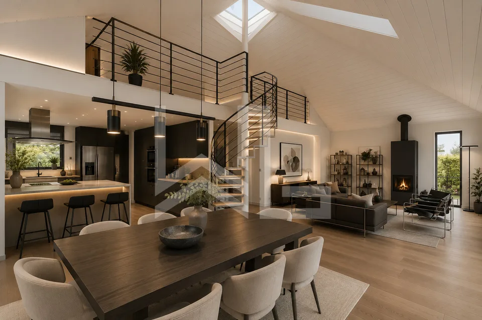 Stupenda proprietà contemporanea con vista panoramica