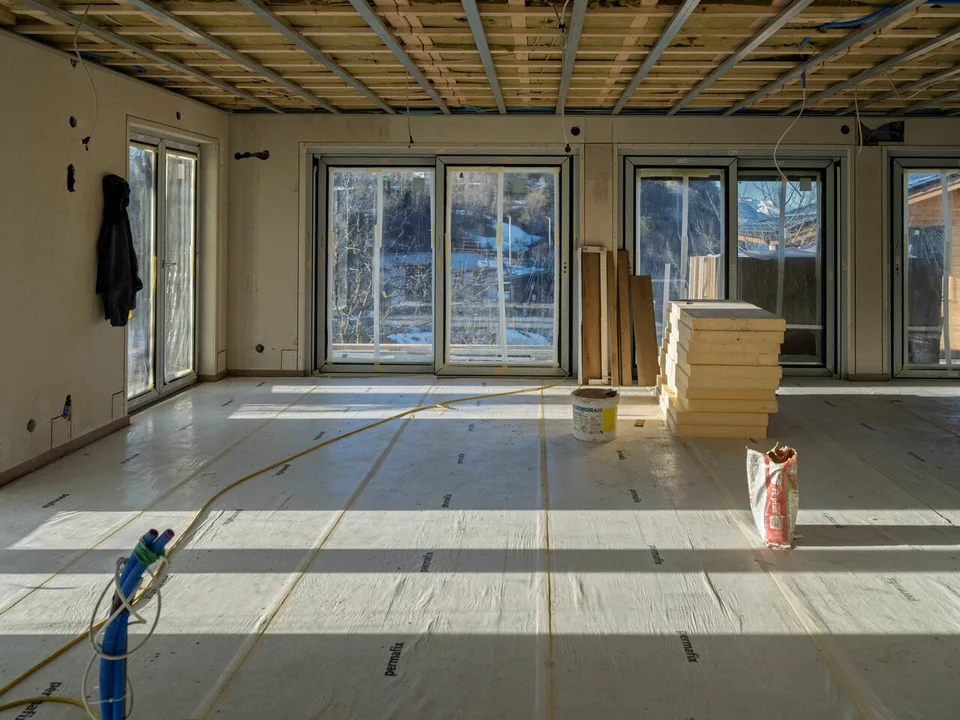 Un havre contemporain face aux Alpes - Chalet neuf 5 chambres à Lens