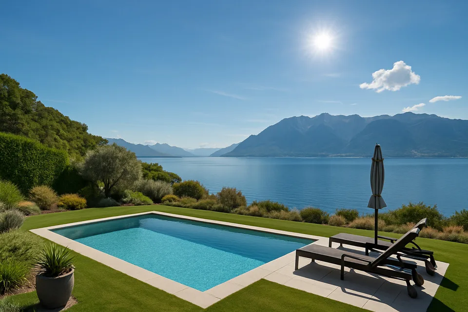 Außergewöhnliche Einzelvilla mit atemberaubendem Blick auf den See!