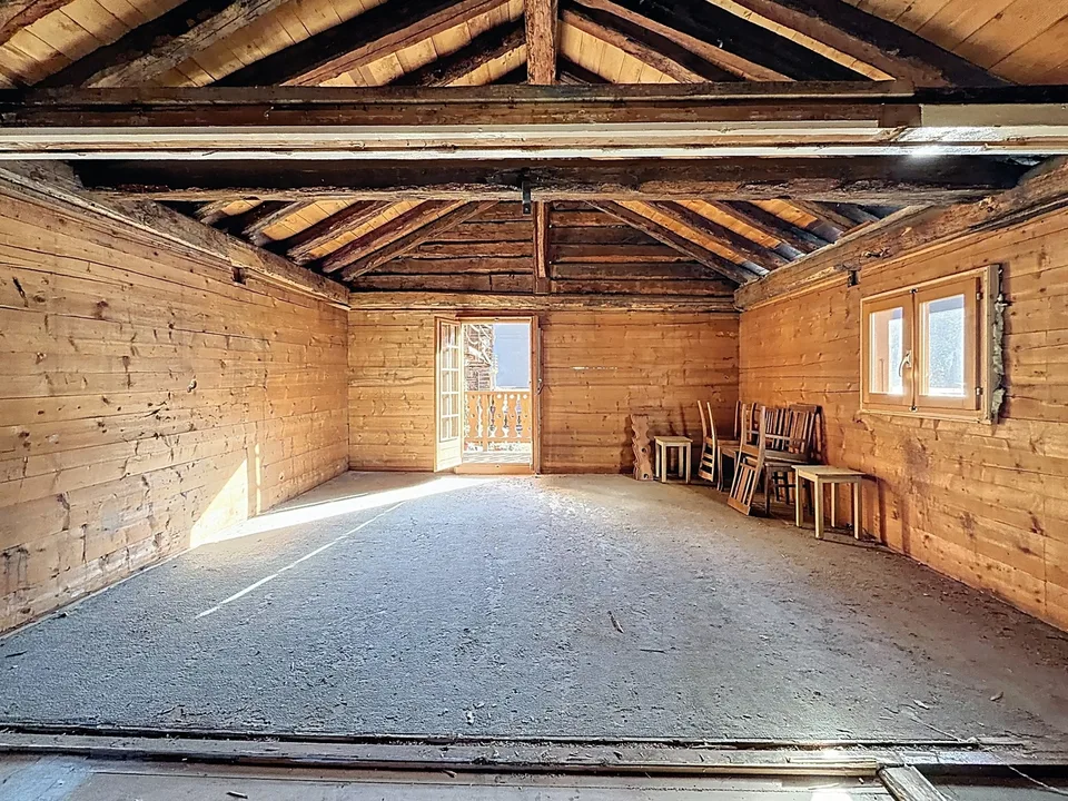 Chalet zu renovieren - Die Seele einer alpinen Scheune in Sarreyer