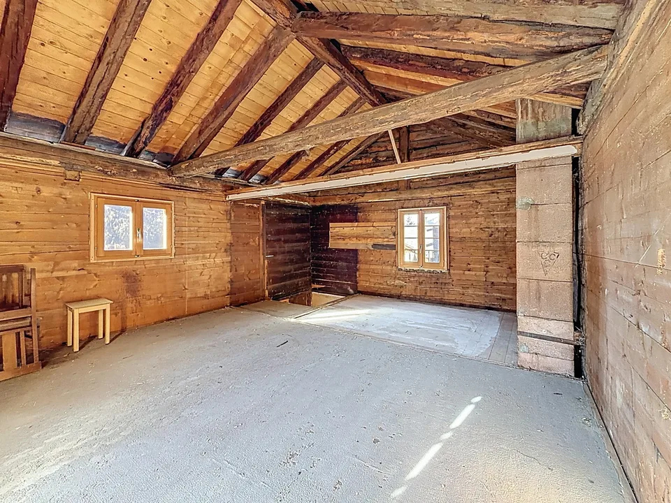 Chalet zu renovieren - Die Seele einer alpinen Scheune in Sarreyer