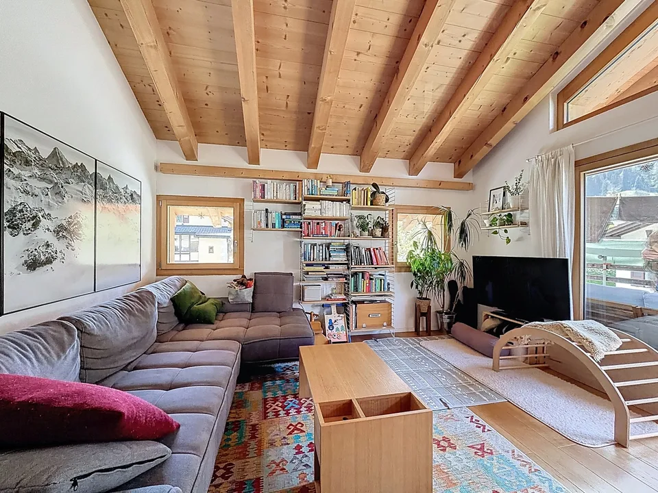 3-Zimmer-Wohnung 65m² in Le Châble mit Balkon