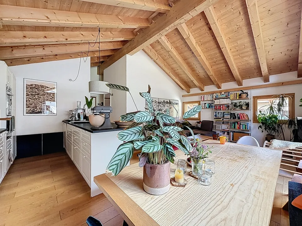 Appartement 3 pièces 65m² au Châble avec balcon