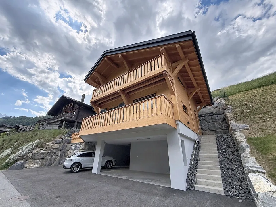 Neues Chalet mit 4 Zimmern 120m² in Val-d'Illiez mit Terrasse
