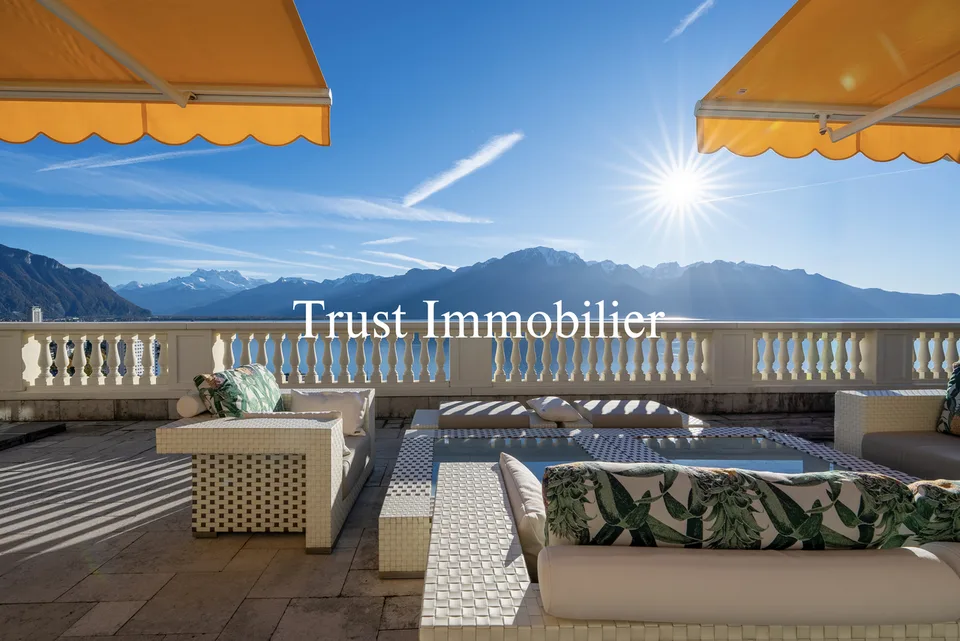 Außergewöhnliche Penthouse im Herzen von Montreux