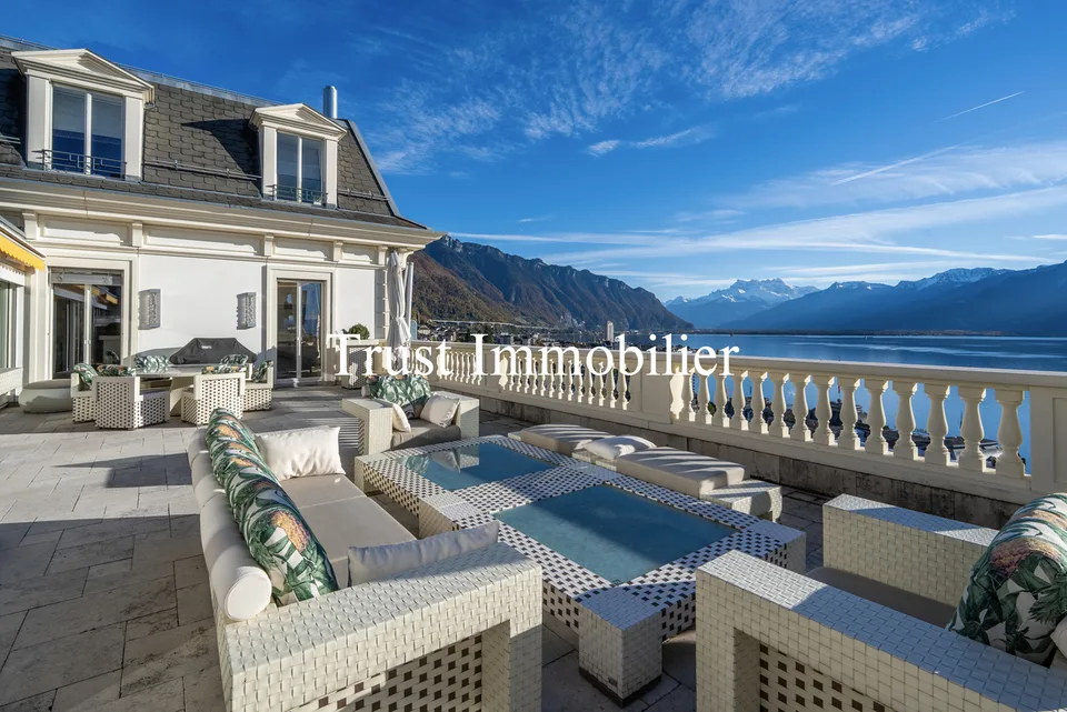 Außergewöhnliche Penthouse im Herzen von Montreux