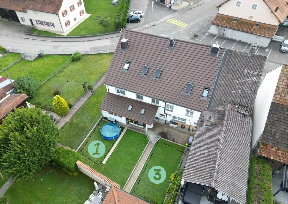 Komplett renovierte 4,5-Zimmer-Wohnung mit Balkon und Garten