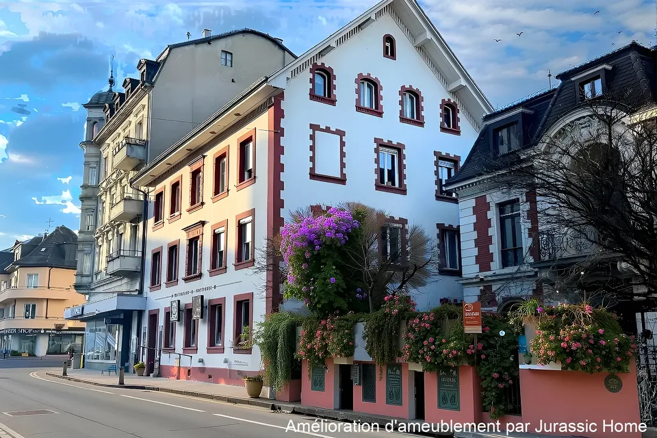 Immeuble mixte de rendement avec restaurant et 6 appartements