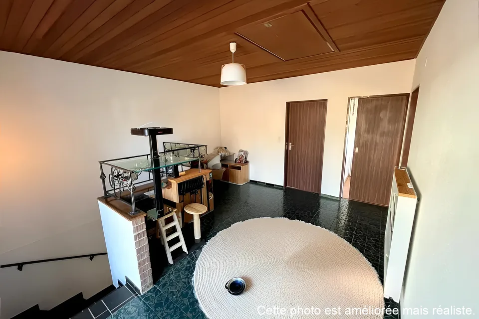 Charmantes Reihenhaus mit 4 Zimmern, Terrasse, Gewölbekeller und Garage in Grandfontaine