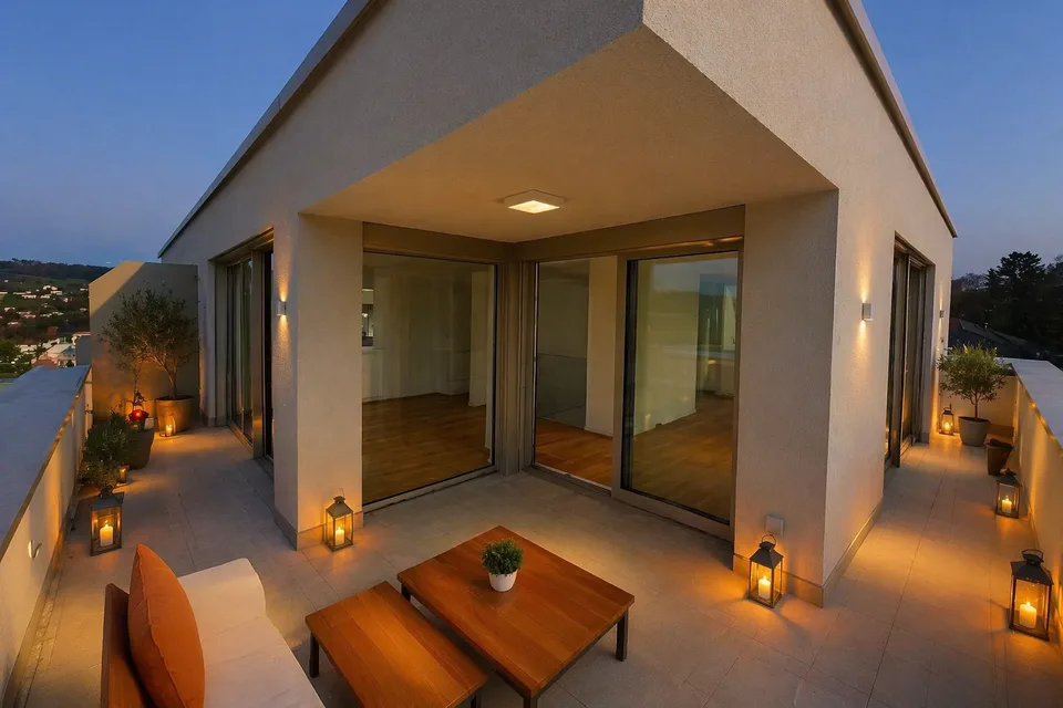 Magnifique duplex avec grande terrasse de 32 m²   lumineux et moderne