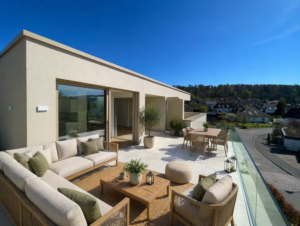 Magnifique duplex avec grande terrasse de 45 m²   lumineux et moderne