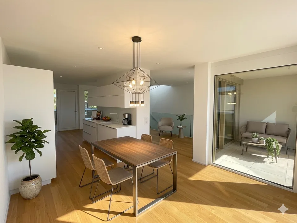 PREMIUM ATTIQUE avec terrasse de 105 m²   lumineux et moderne - 5,5 pièces