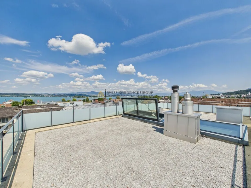 Exklusiv mit traumhafter Seesicht - privater Dachterrasse - Wellness-Oase