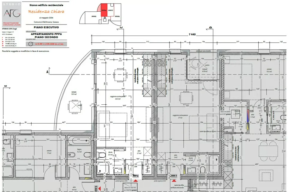 Modernes 1.5-Zimmer-Apartment in Carasso – Foto 21 von 22