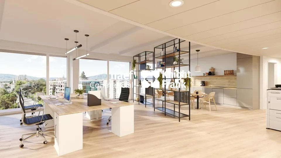 Furnished office von ca. 165 m² mit ungehindertem Blick