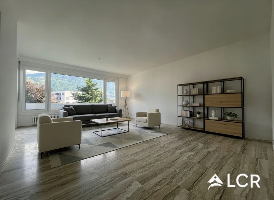 Schönes Apartment mit 4.5 Zimmern / 3 Schlafzimmern / 1 Badezimmer / 2 Balkonen