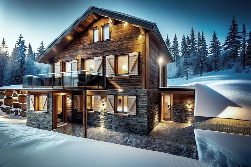 Exklusives Komplettrenovierungsprojekt eines Chalets, 15 Gehminuten vom Zentrum von Crans entfernt