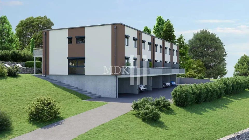 Neues Projekt: 5 Zwillingsvillen in der Nähe des Stadtzentrums