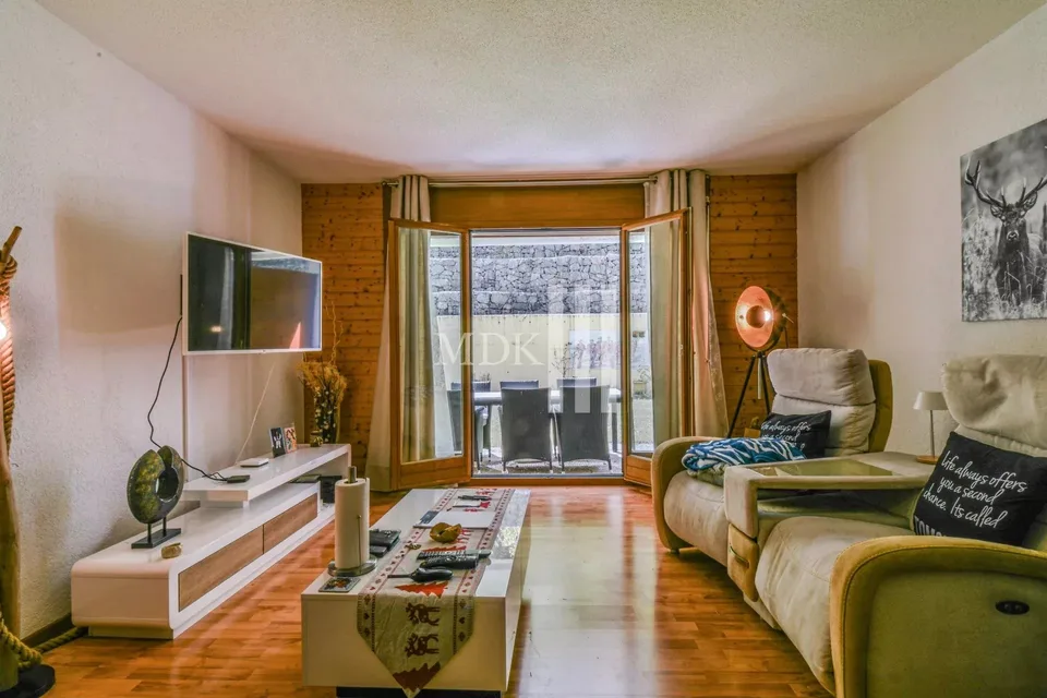 Charmant appartement avec jardin à Torgon