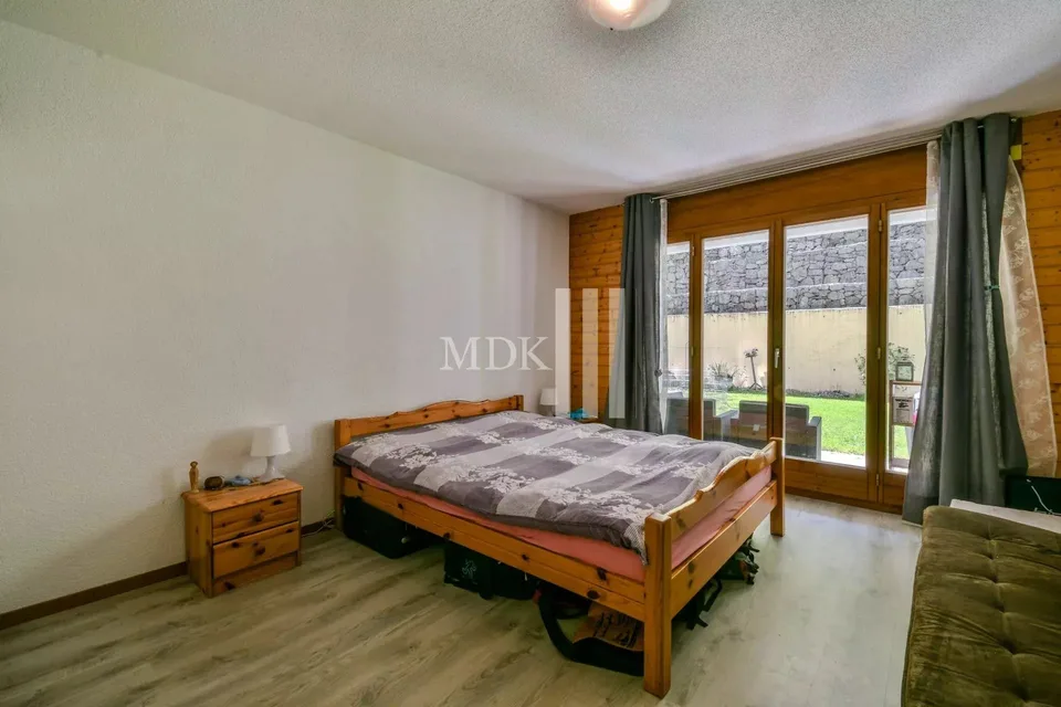 Charmant appartement avec jardin à Torgon