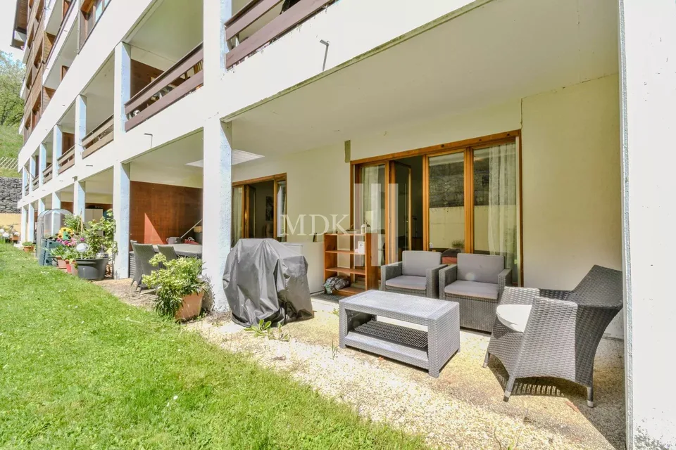 Charmante Wohnung mit Garten in Torgon – Foto 10 von 12