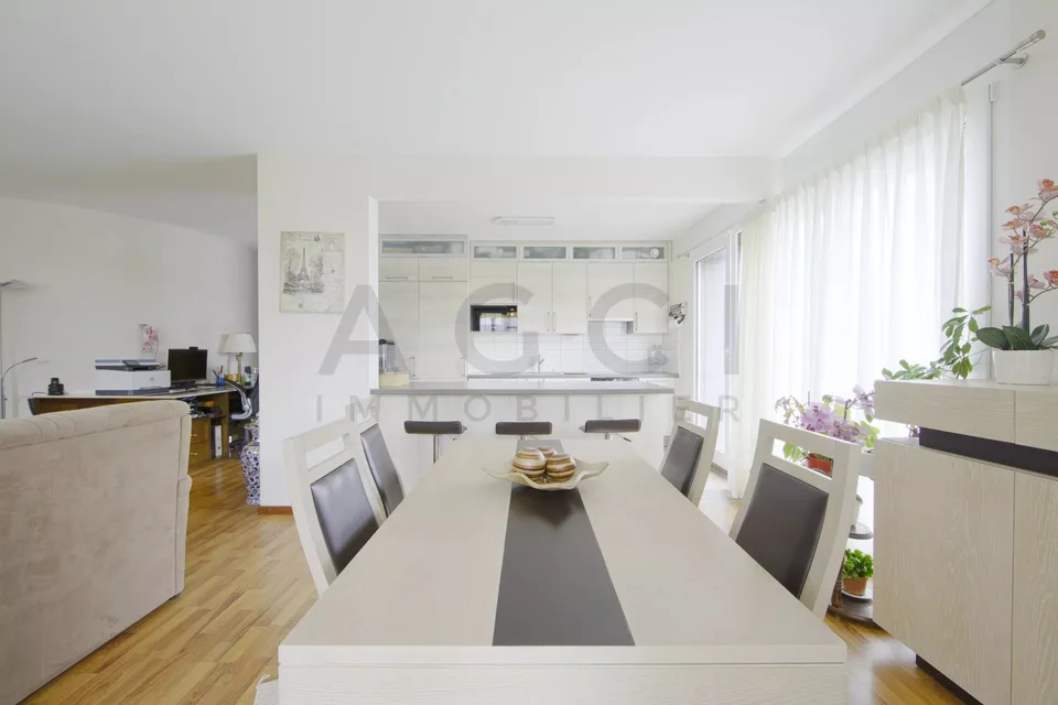 ESCLUSIVITÀ - Appartamento luminoso di 4 locali con terrazza coperta, giardino privato - box disponibile - Châtelaine